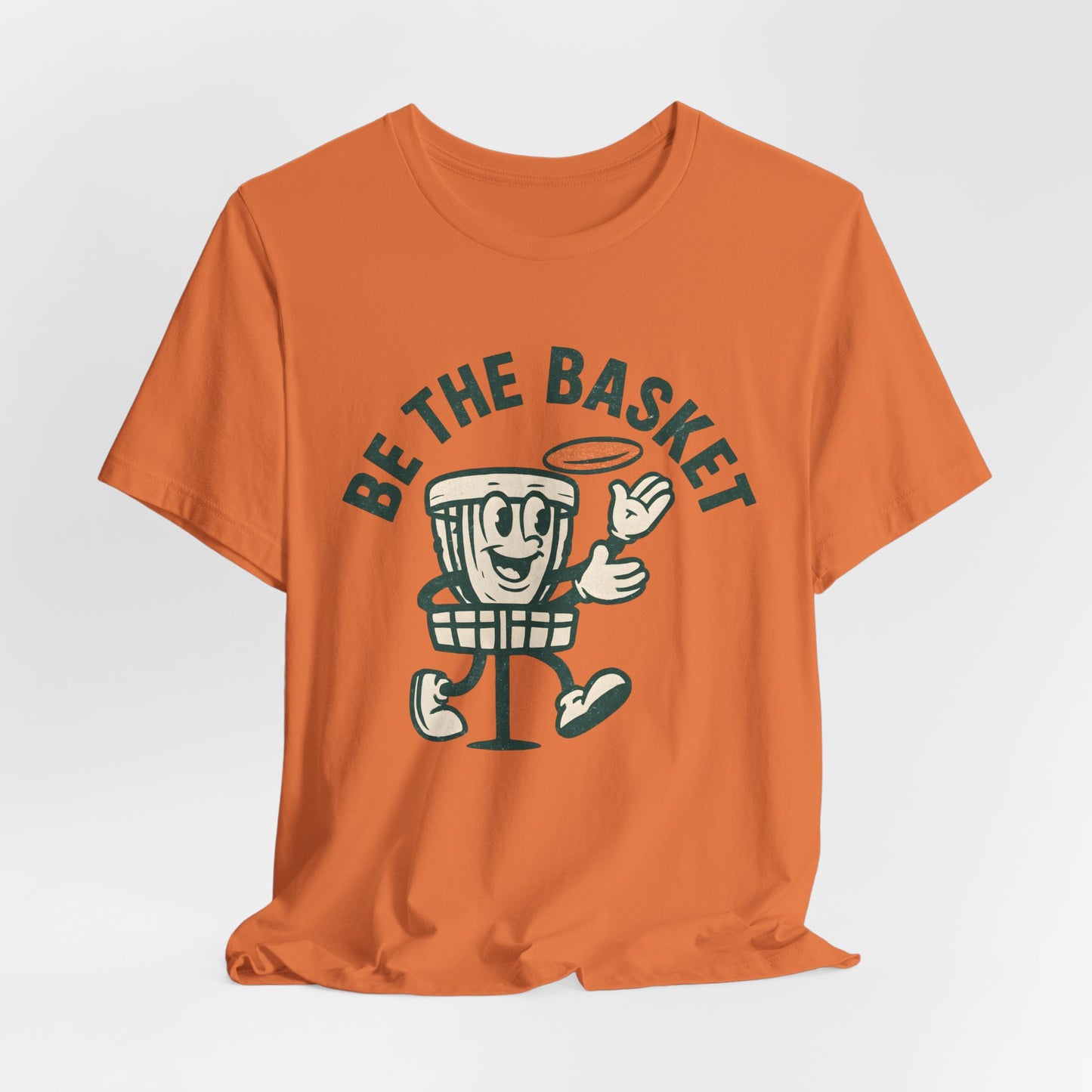 BE THE BASKET Disc Golf Basket Guy, Unisex T-Shirt