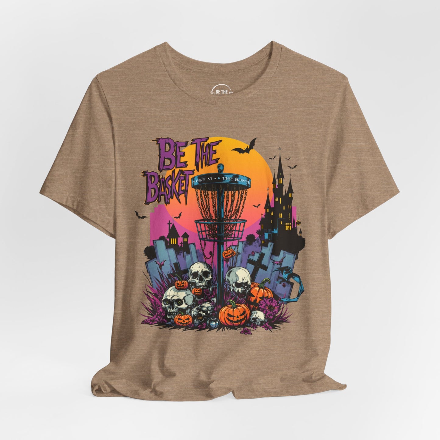 BE THE BASKET Disc Golf Halloween Design 15, Disc Golf Unisex T-Shirt