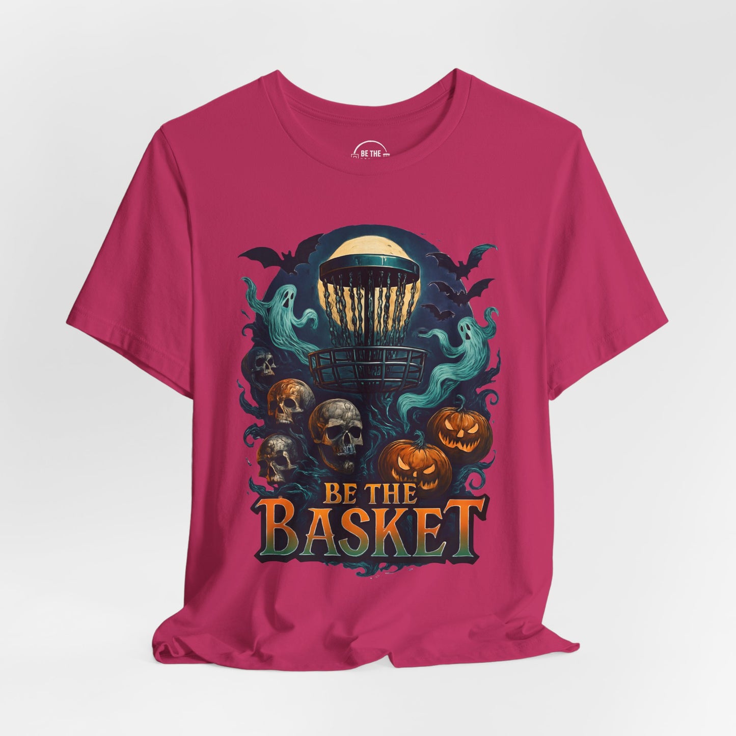 BE THE BASKET Disc Golf Halloween Design 19, Disc Golf Unisex T-Shirt