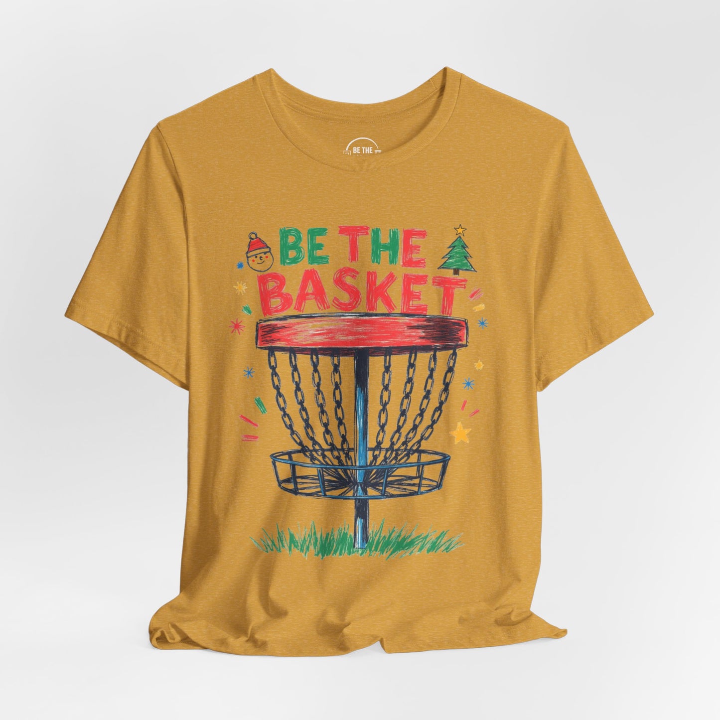 BE THE BASKET Disc Golf Christmas 14 - Disc Golf Unisex T-Shirt