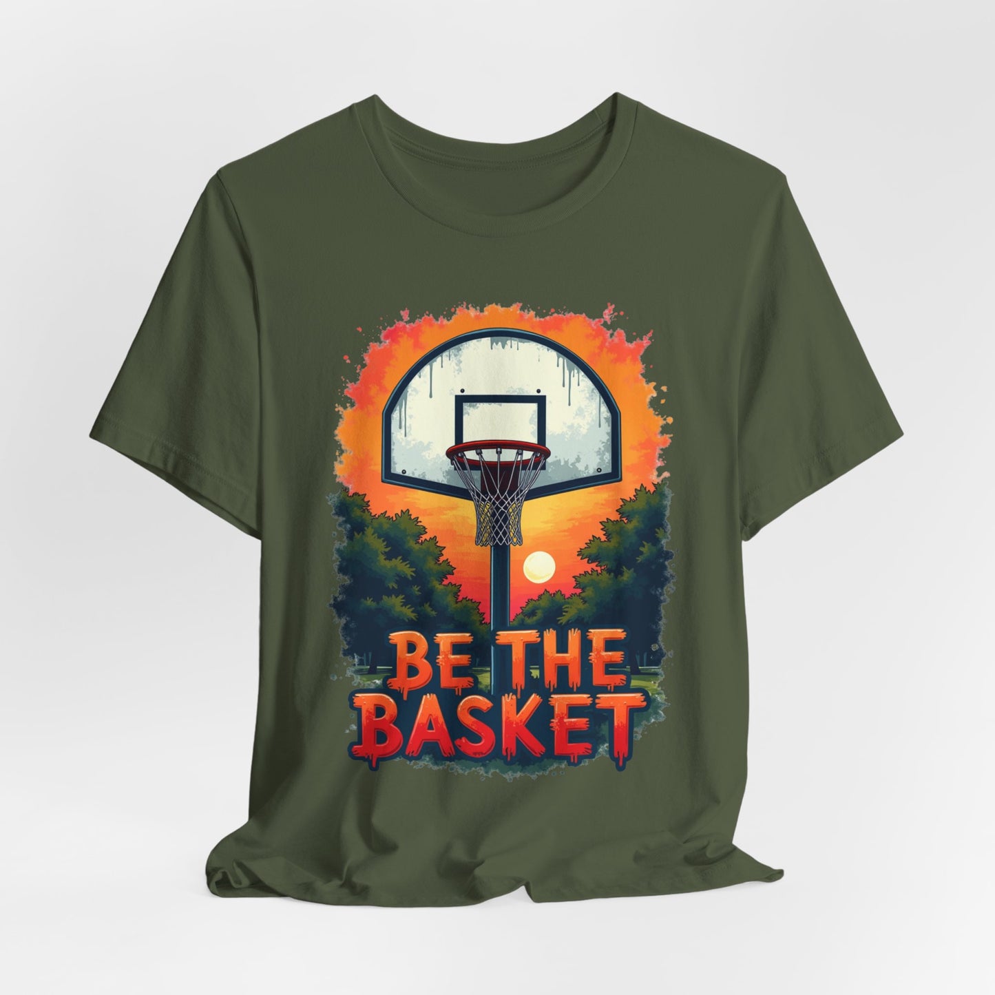 BE THE BASKET Basketball Outdoor 3 Orange Unisex T-Shirt
