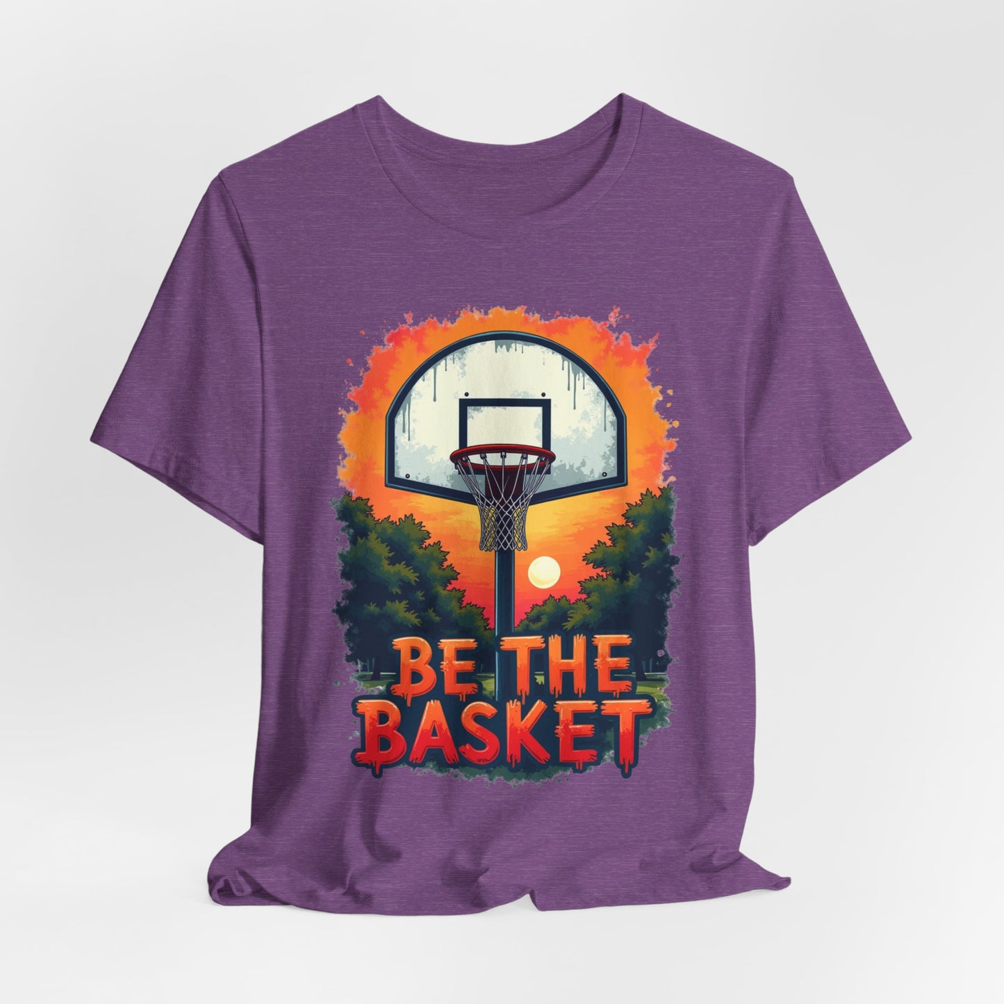 BE THE BASKET Basketball Outdoor 3 Orange Unisex T-Shirt