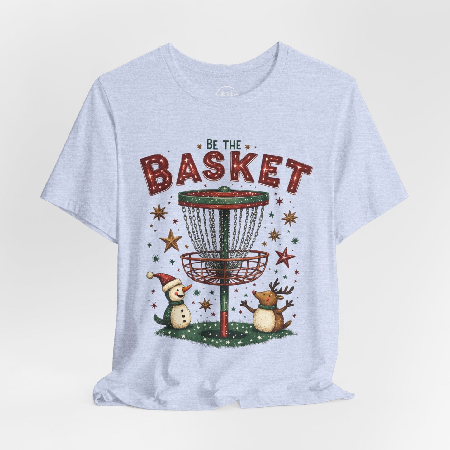 BE THE BASKET Disc Golf Christmas 9 - Disc Golf Unisex T-Shirt