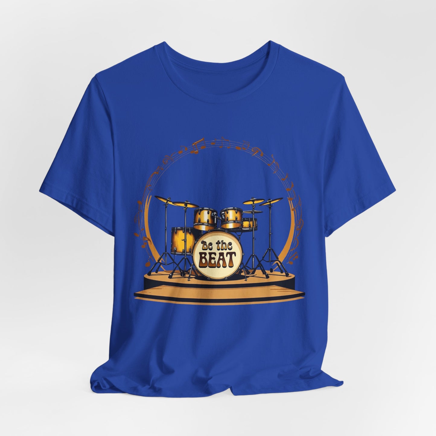 BE THE BEAT Drums 70s Design - Drummer Unisex T-Shirt
