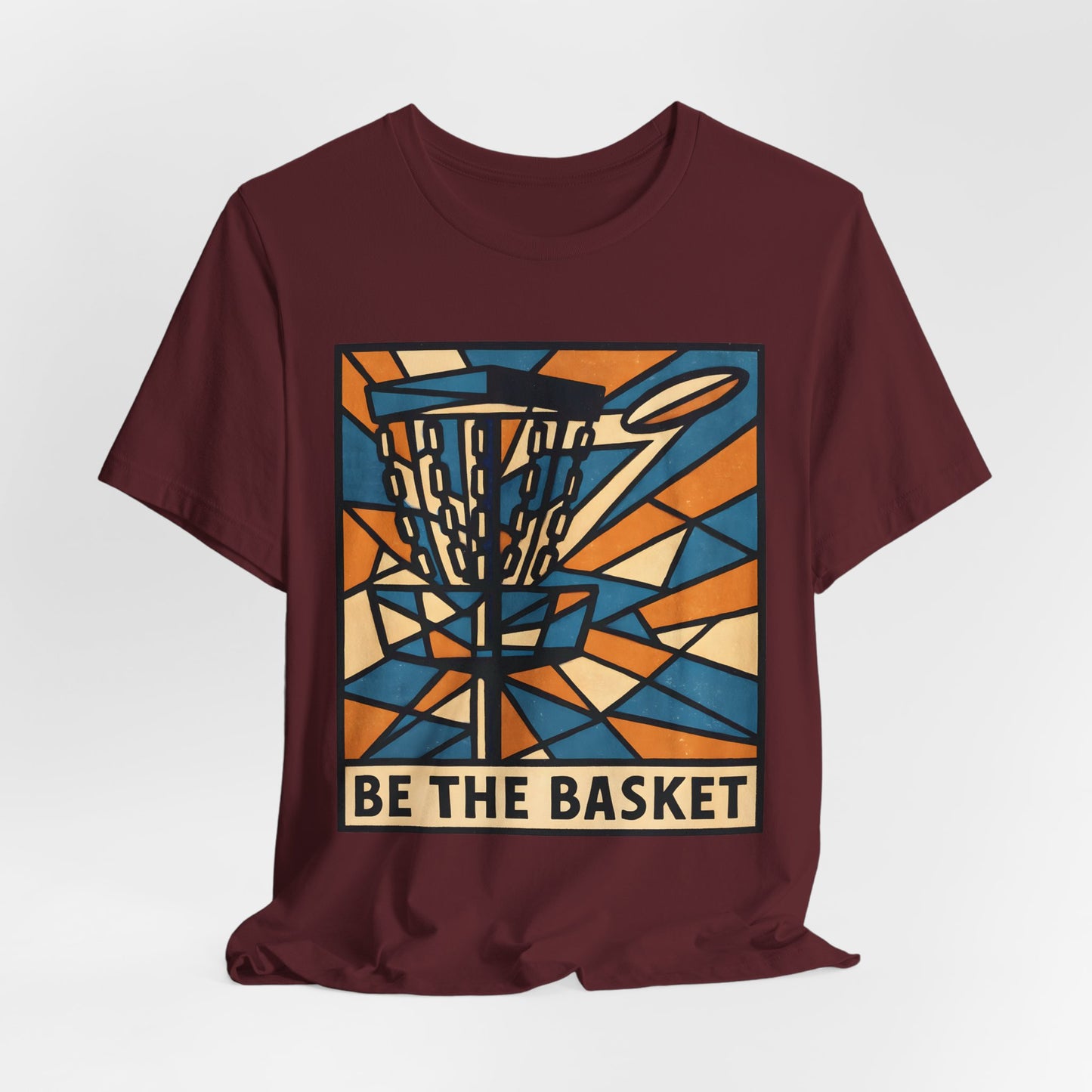 BE THE BASKET Disc Golf Basket Abstract 7, Unisex T-Shirt