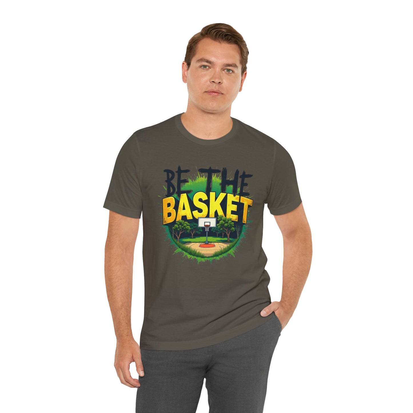 BE THE BASKET Basketball Outdoor Court 2 Unisex T-Shirt, Basketball Shirt