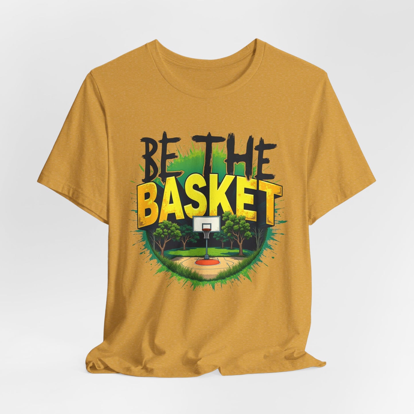 BE THE BASKET Basketball Outdoor Court 2 Unisex T-Shirt, Basketball Shirt
