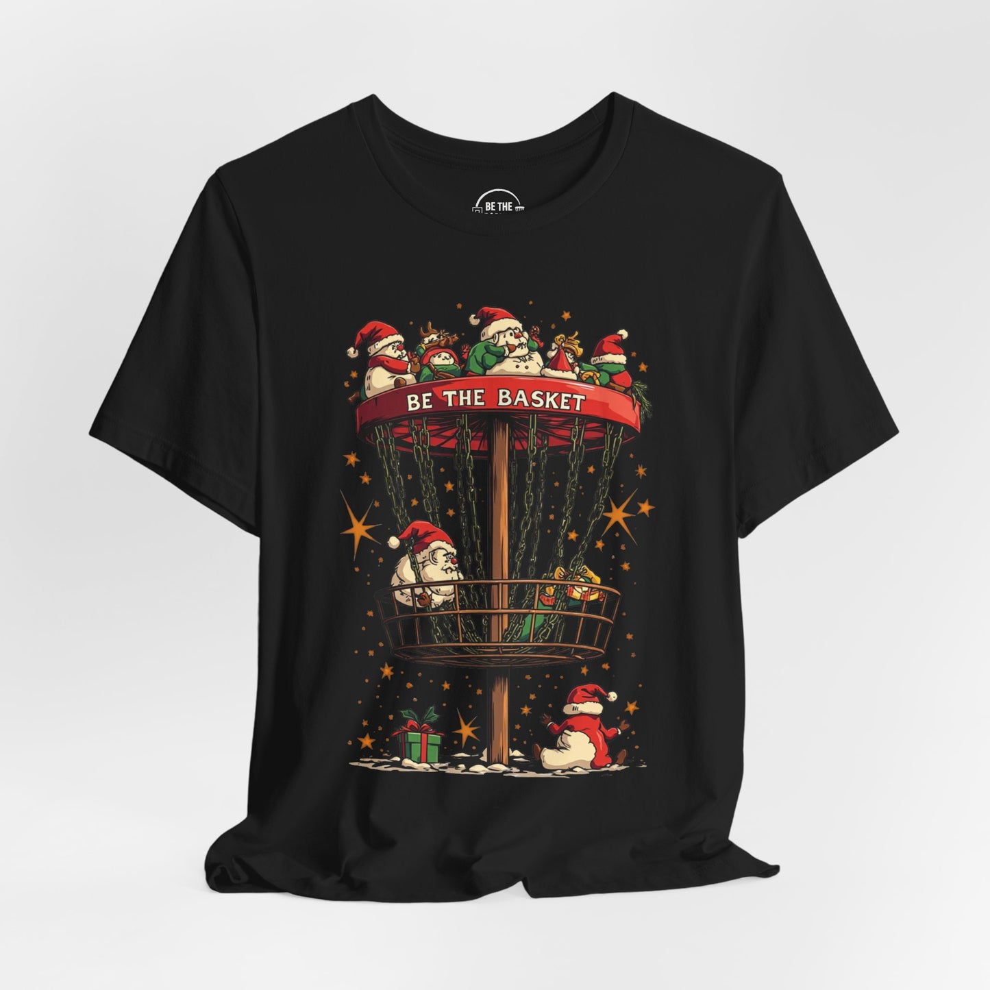 BE THE BASKET Disc Golf Christmas 12 - Disc Golf Unisex T-Shirt