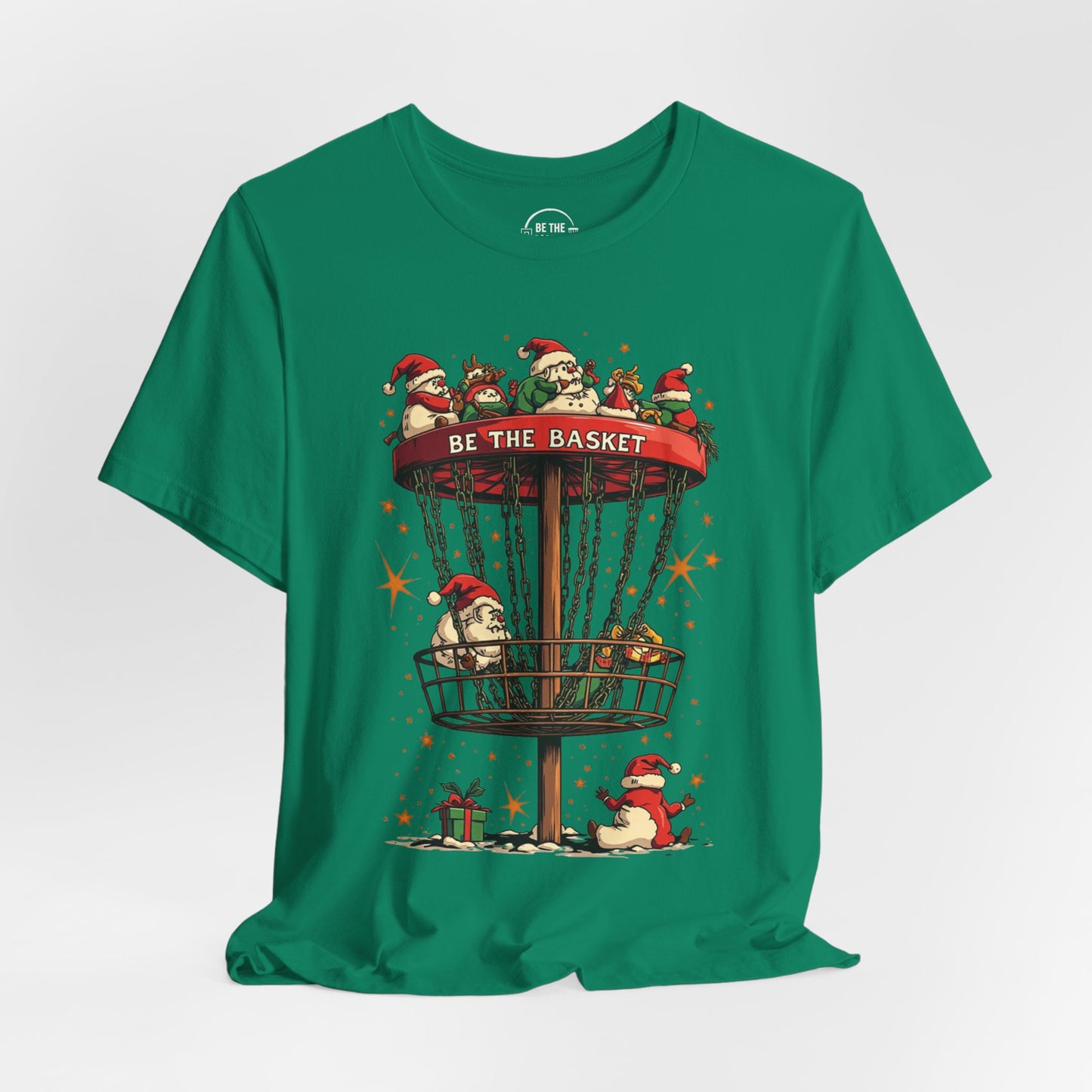 BE THE BASKET Disc Golf Christmas 12 - Disc Golf Unisex T-Shirt