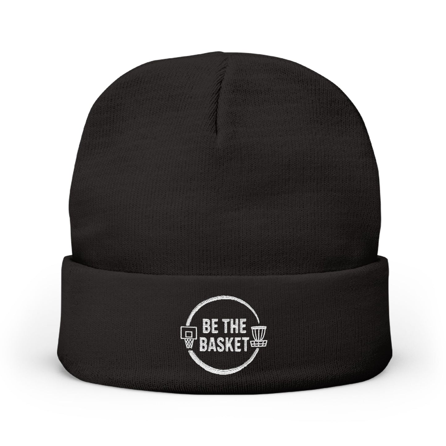 BE THE BASKET Logo Embroidered Knit Beanie