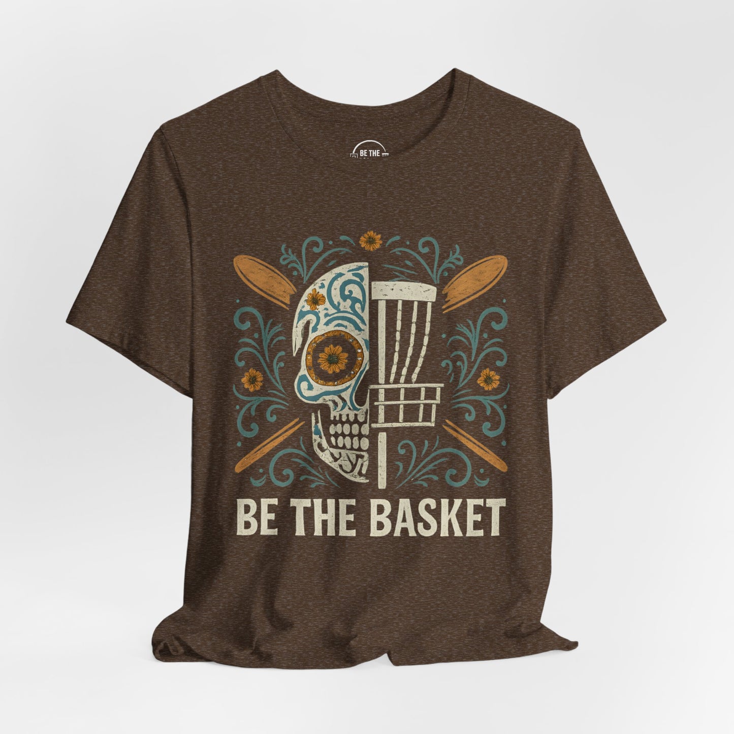 BE THE BASKET Disc Golf Halloween Design 28, Disc Golf Unisex T-Shirt