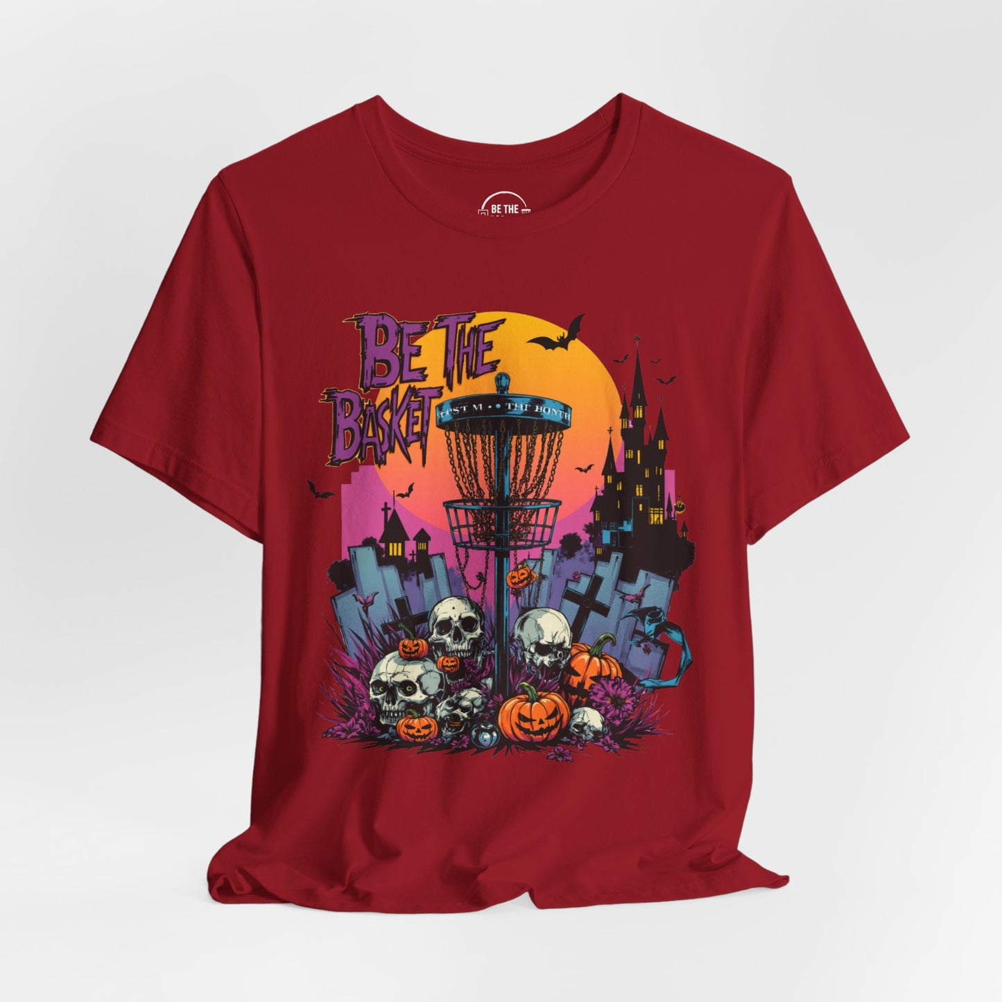 BE THE BASKET Disc Golf Halloween Design 15, Disc Golf Unisex T-Shirt