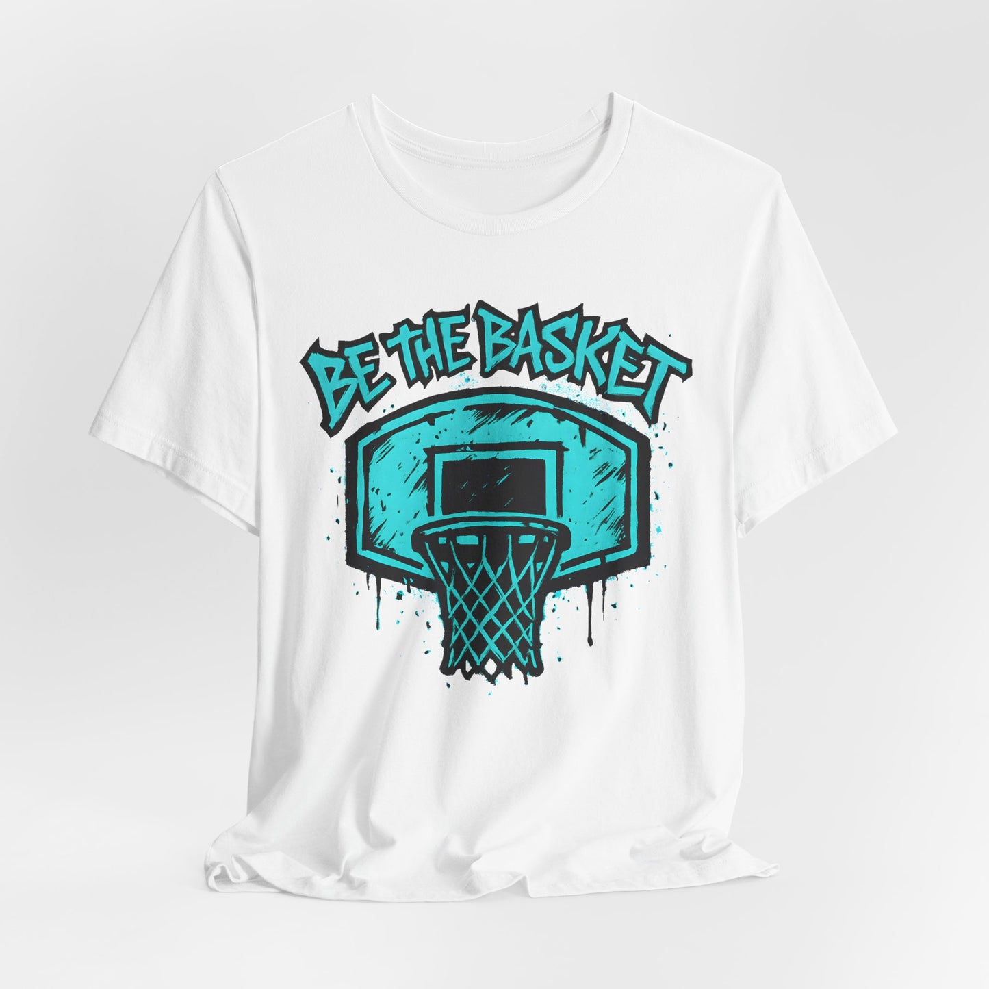 BE THE BASKET Basketball Graffiti Blue 2, Basketball Unisex T-Shirt