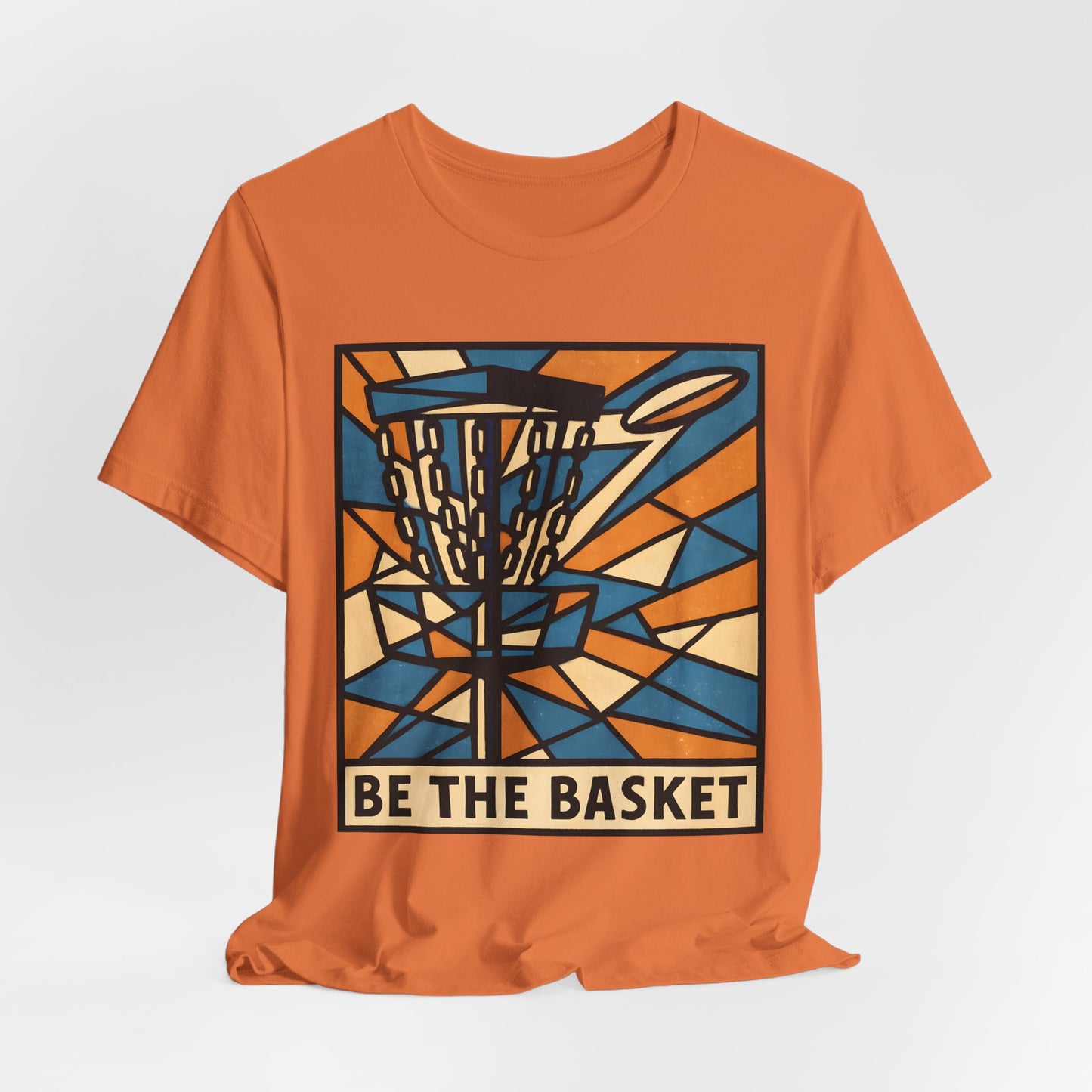 BE THE BASKET Disc Golf Basket Abstract 7, Unisex T-Shirt