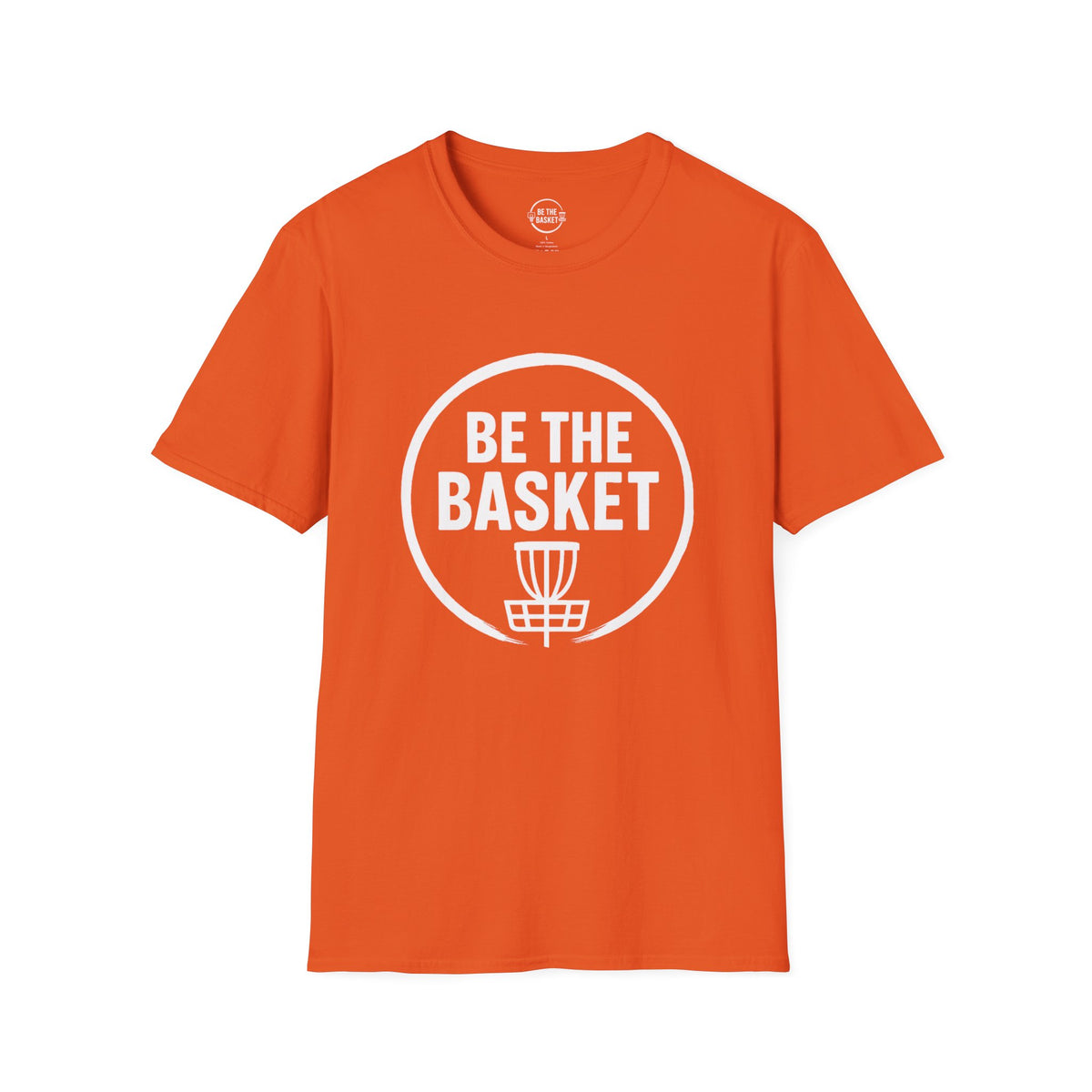 BE THE BASKET - Disc Golf Logo  - Gildan Unisex T-shirt