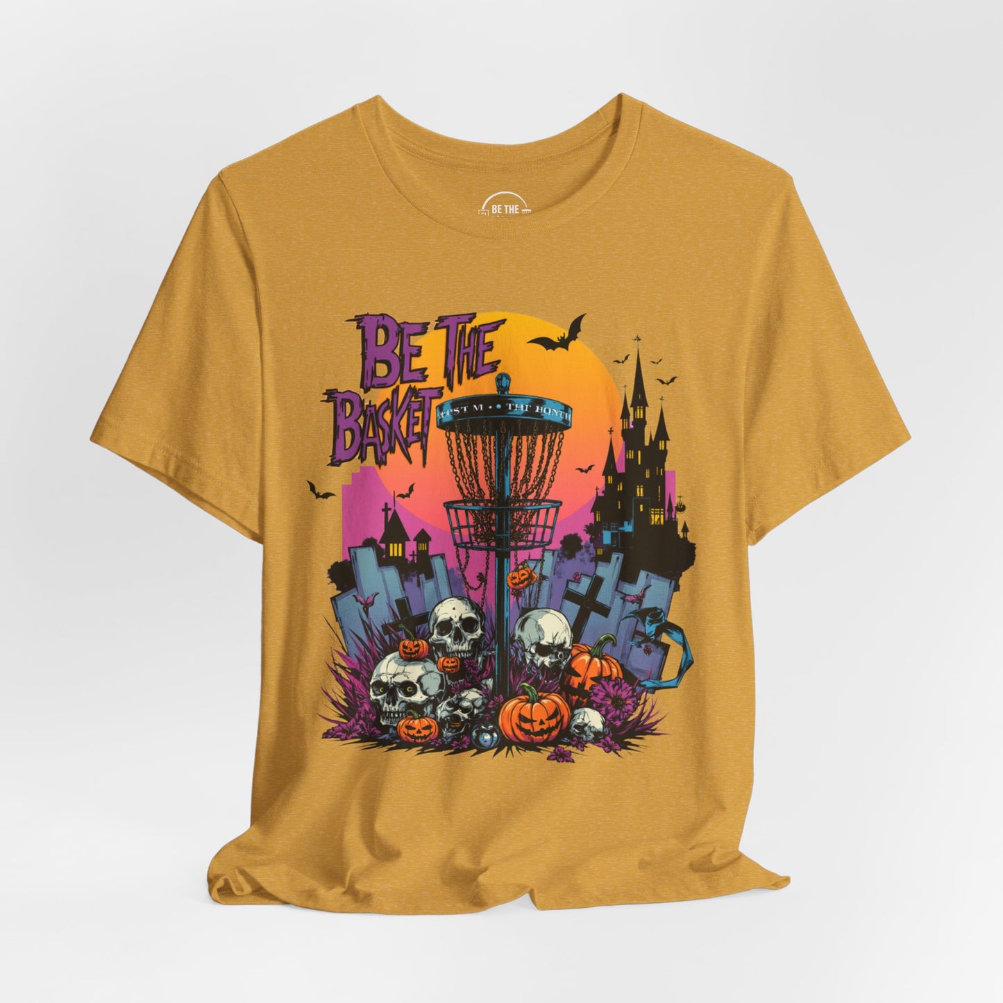 BE THE BASKET Disc Golf Halloween Design 15, Disc Golf Unisex T-Shirt