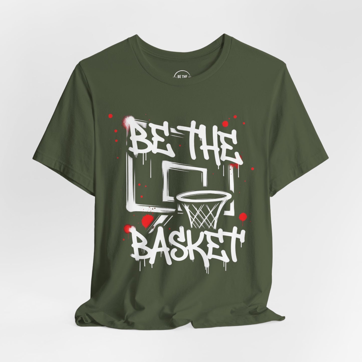 BE THE BASKET Basketball Graffiti Design 1 , Unisex Disc Golf T-Shirt