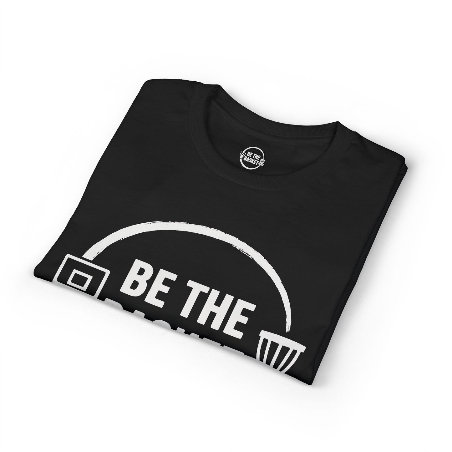 BE THE BASKET White Logo Gear - Dry Blend T-shirt