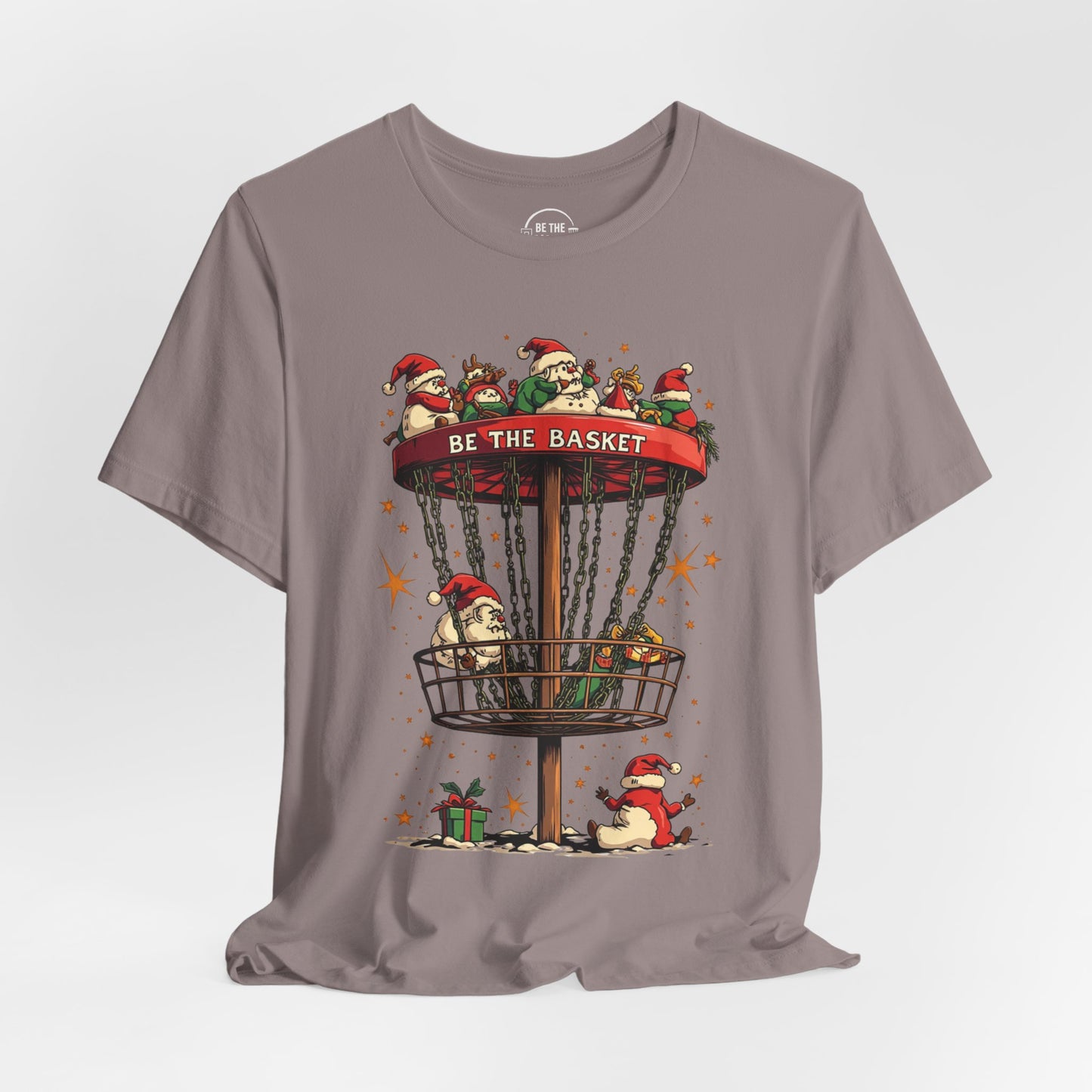 BE THE BASKET Disc Golf Christmas 12 - Disc Golf Unisex T-Shirt