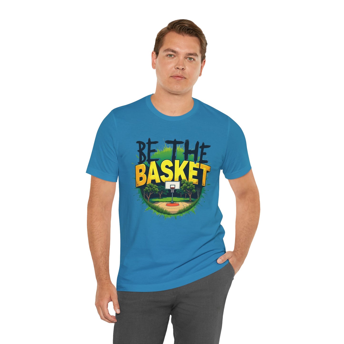 BE THE BASKET Basketball Outdoor Court 2 Unisex T-Shirt, Basketball Shirt