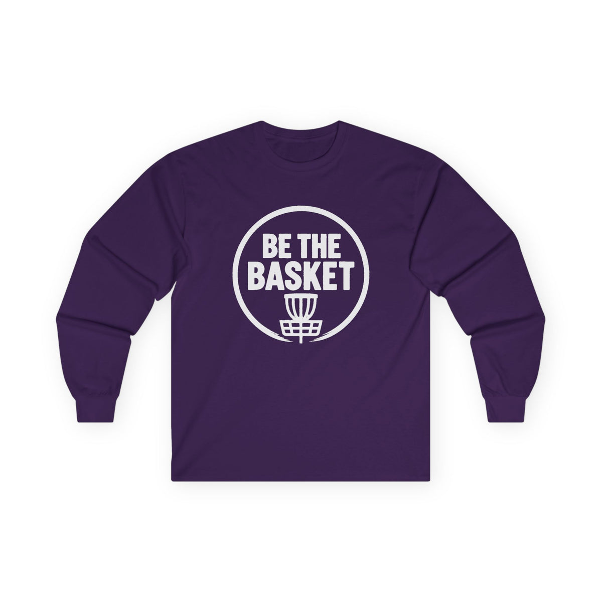 BE THE BASKET Disc Golf Logo Long Sleeve Shirt