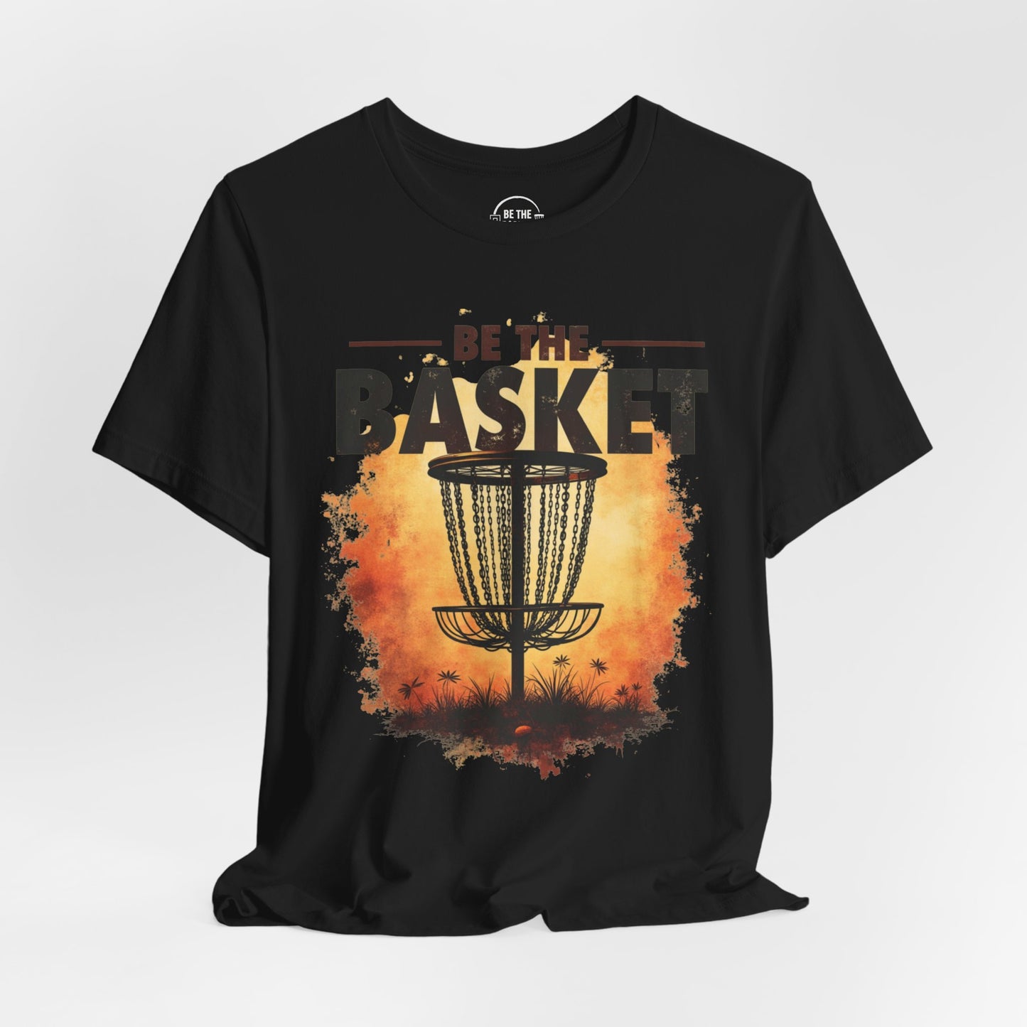 BE THE BASKET Disc Golf Basket Fall Colors, Disc Golf Unisex T-Shirt