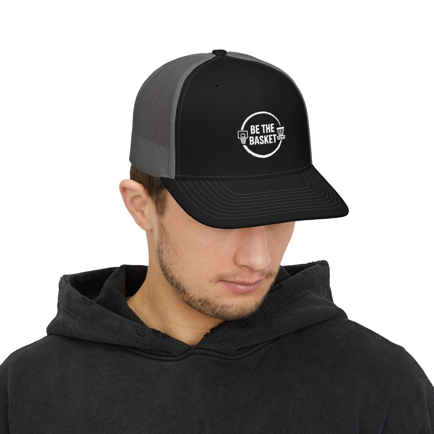 BE THE BASKET Logo Embroidered Trucker Cap