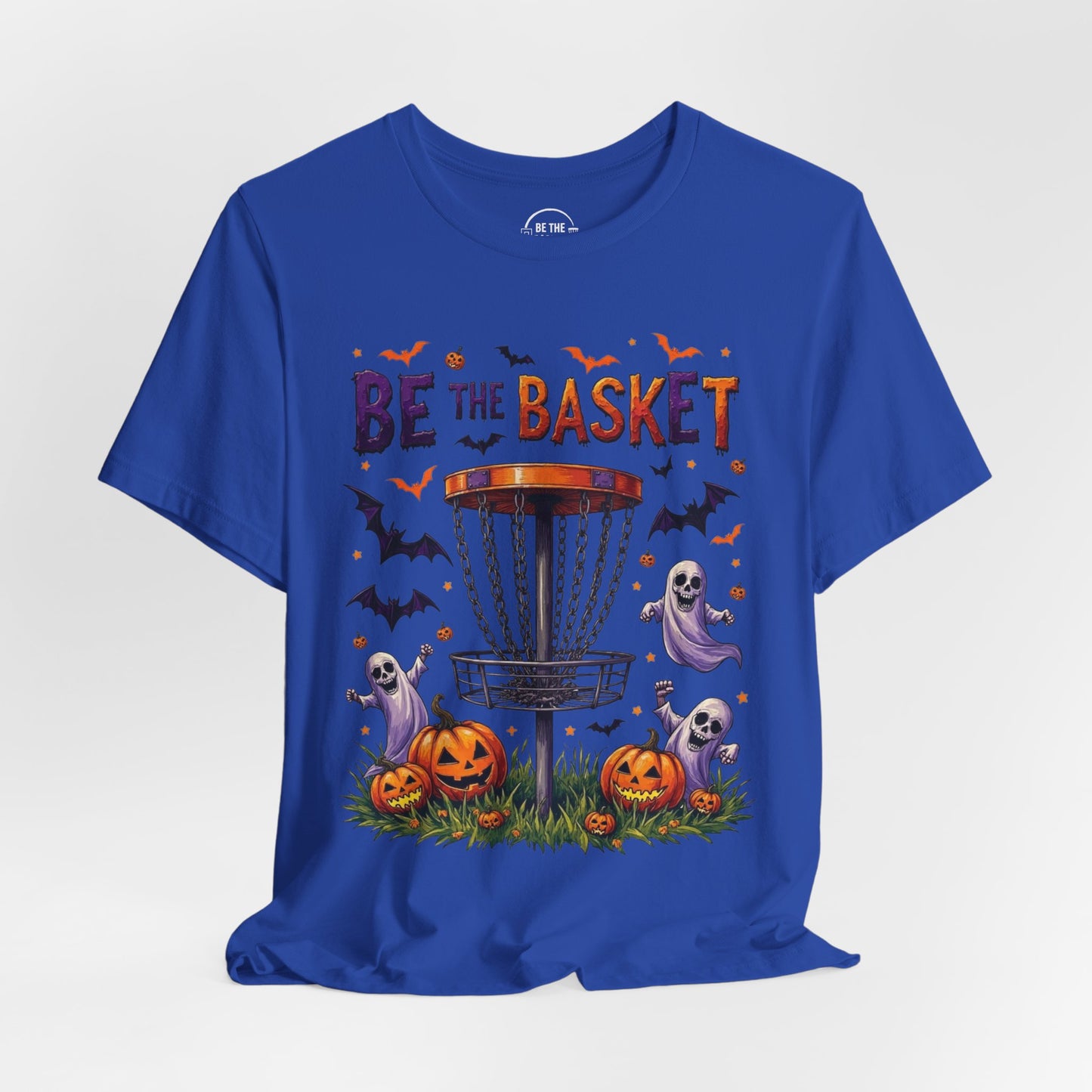 BE THE BASKET Disc Golf Halloween Design 14, Disc Golf Unisex T-Shirt