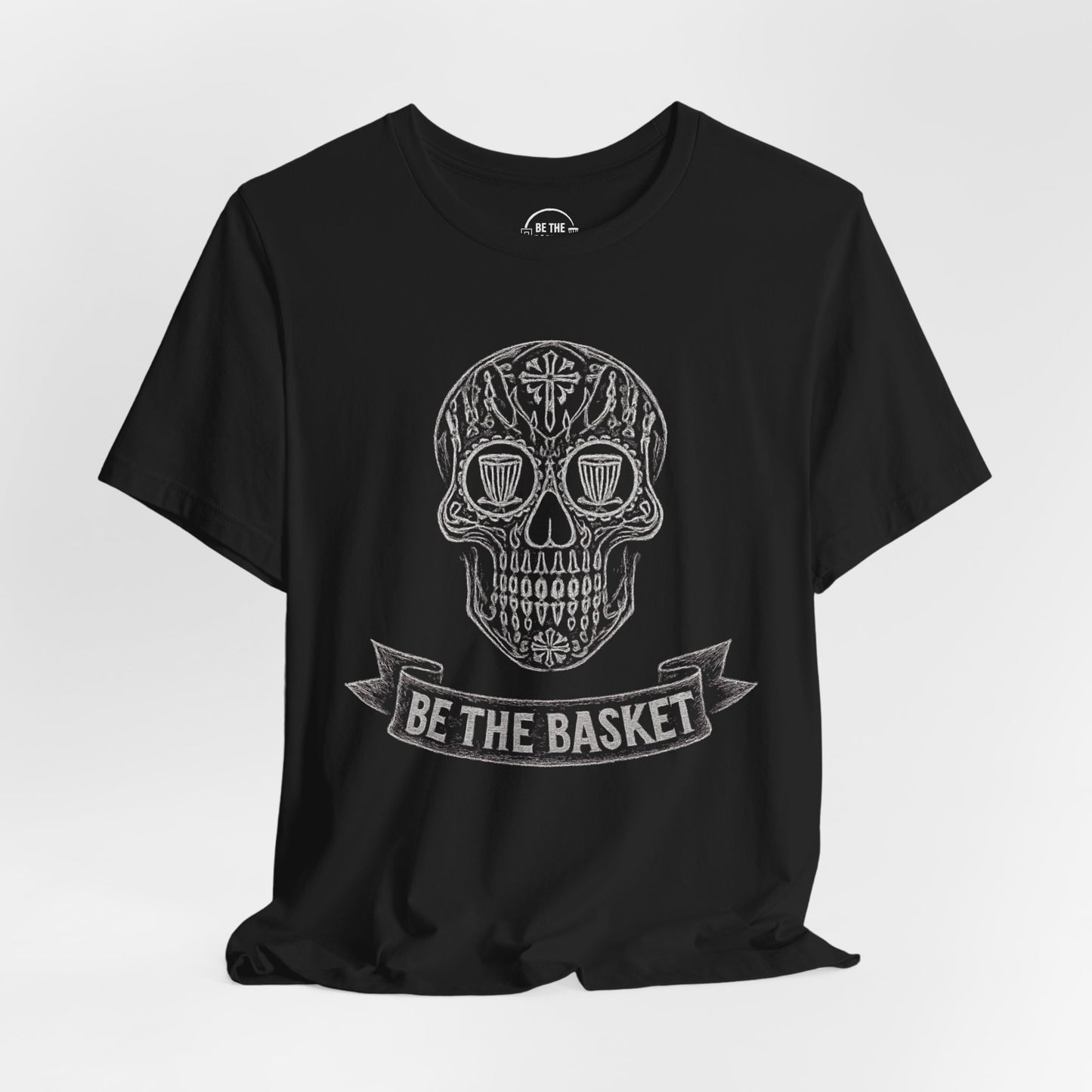 BE THE BASKET Disc Golf Halloween Design 27, Disc Golf Unisex T-Shirt