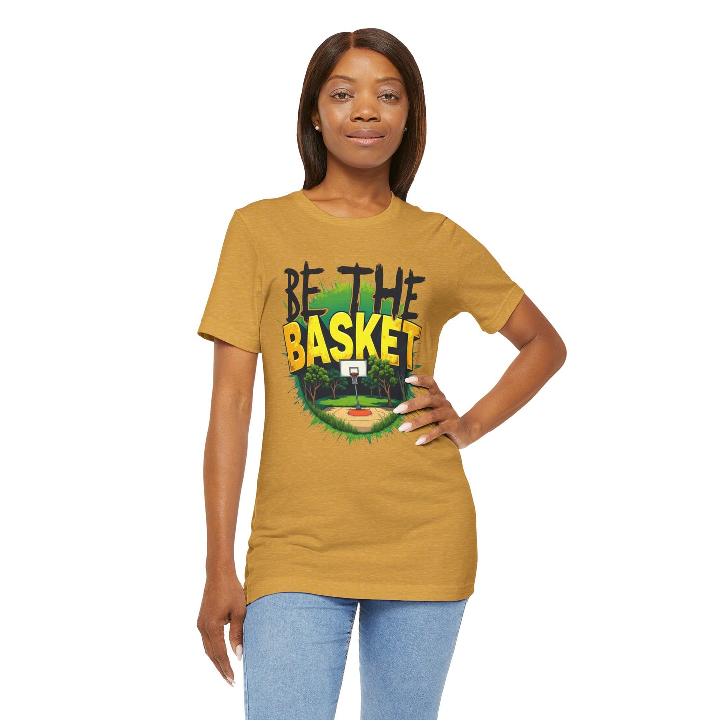 BE THE BASKET Basketball Outdoor Court 2 Unisex T-Shirt, Basketball Shirt