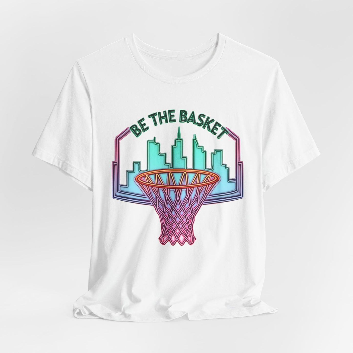 BE THE BASKET Basketball City Net Design 5, Unisex T-Shirt, Disc Golf Shirt