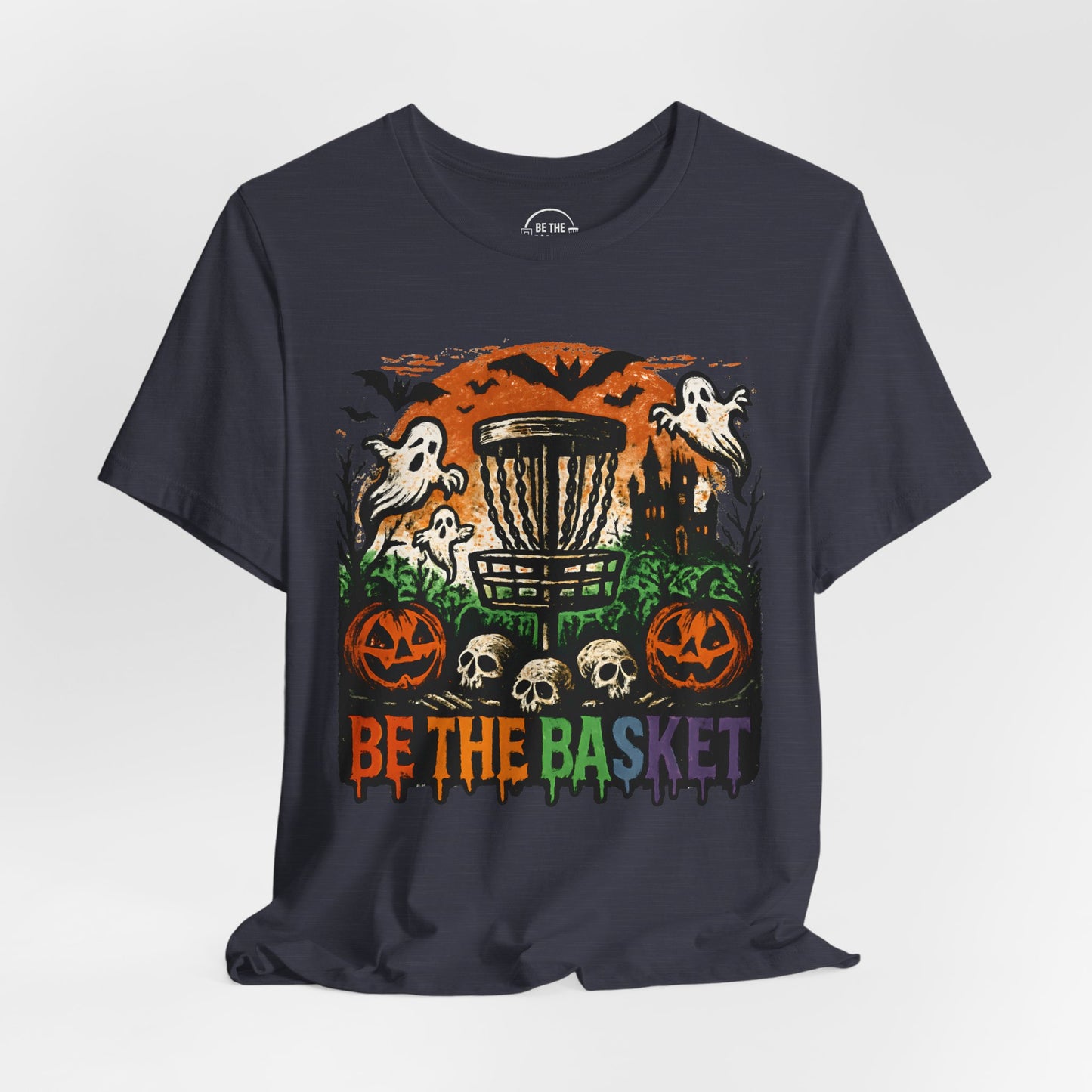 BE THE BASKET Disc Golf Halloween Design 20, Disc Golf Unisex T-Shirt