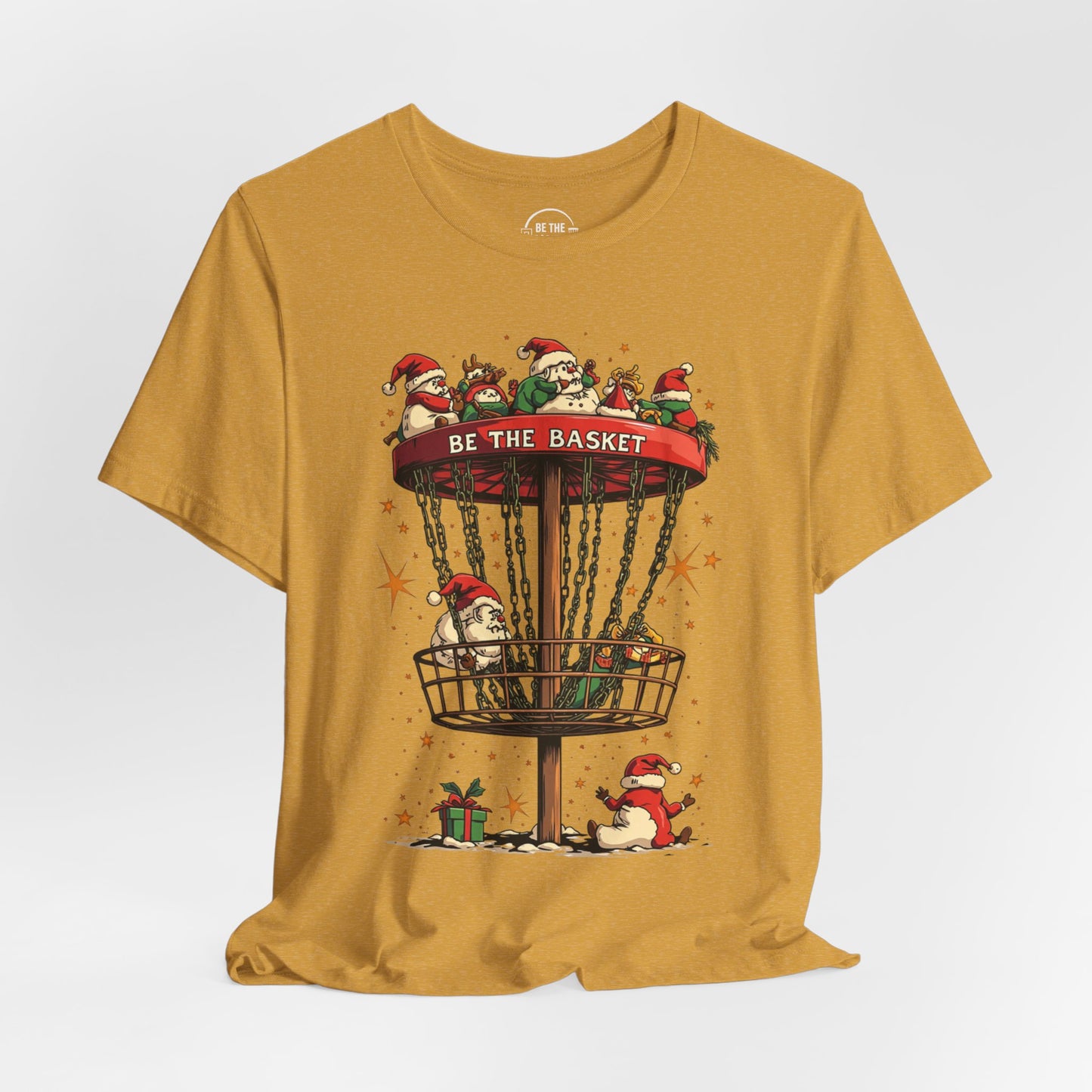 BE THE BASKET Disc Golf Christmas 12 - Disc Golf Unisex T-Shirt