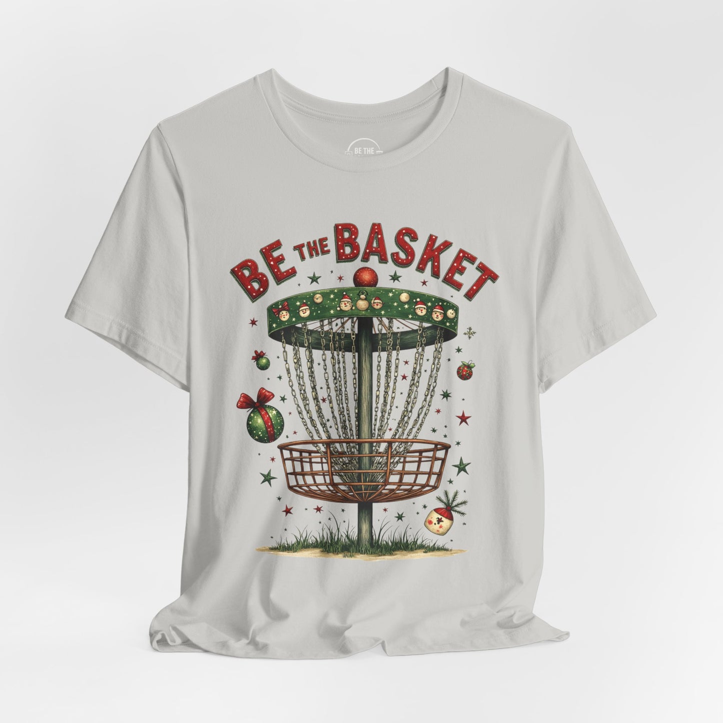 BE THE BASKET Disc Golf Christmas 8 - Disc Golf Unisex T-Shirt