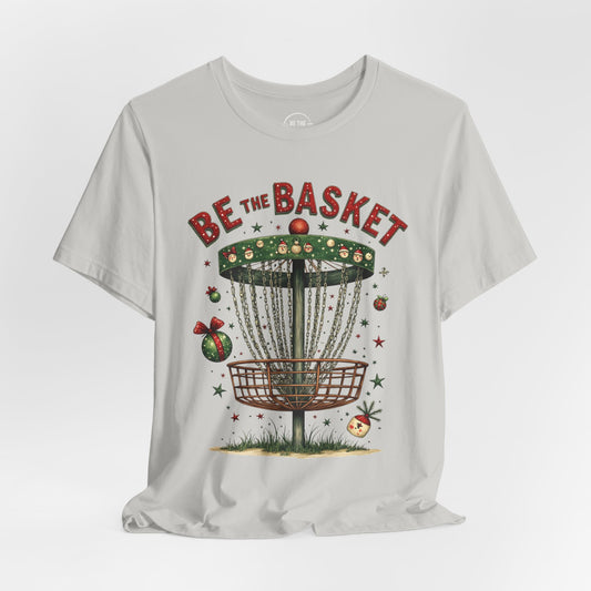BE THE BASKET Disc Golf Christmas 8 - Disc Golf Unisex T-Shirt