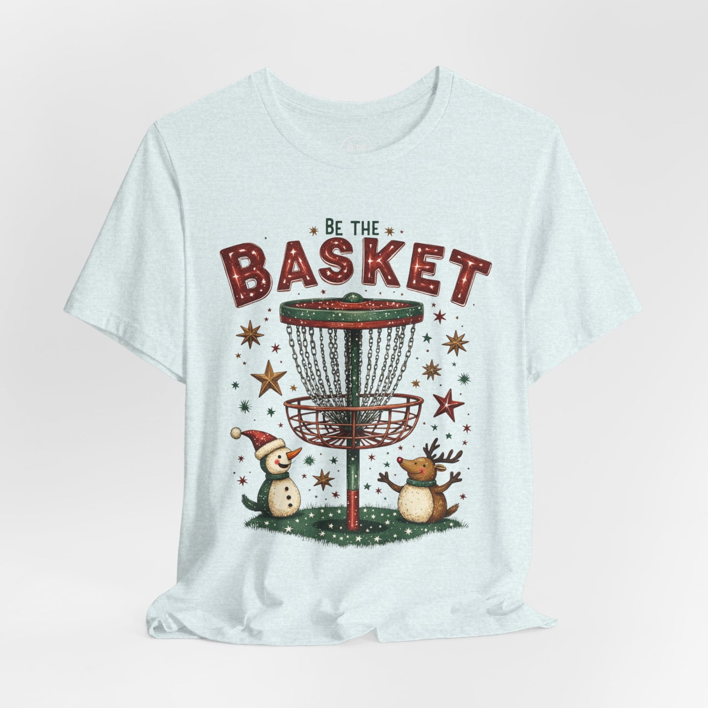 BE THE BASKET Disc Golf Christmas 9 - Disc Golf Unisex T-Shirt