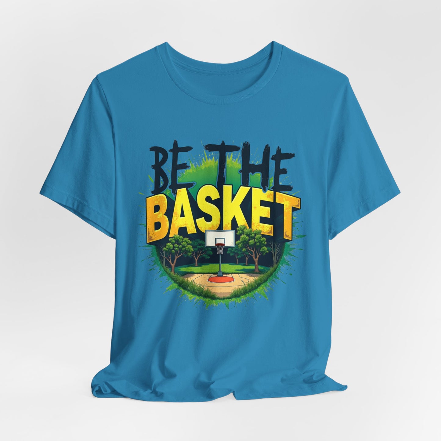 BE THE BASKET Basketball Outdoor Court 2 Unisex T-Shirt, Basketball Shirt
