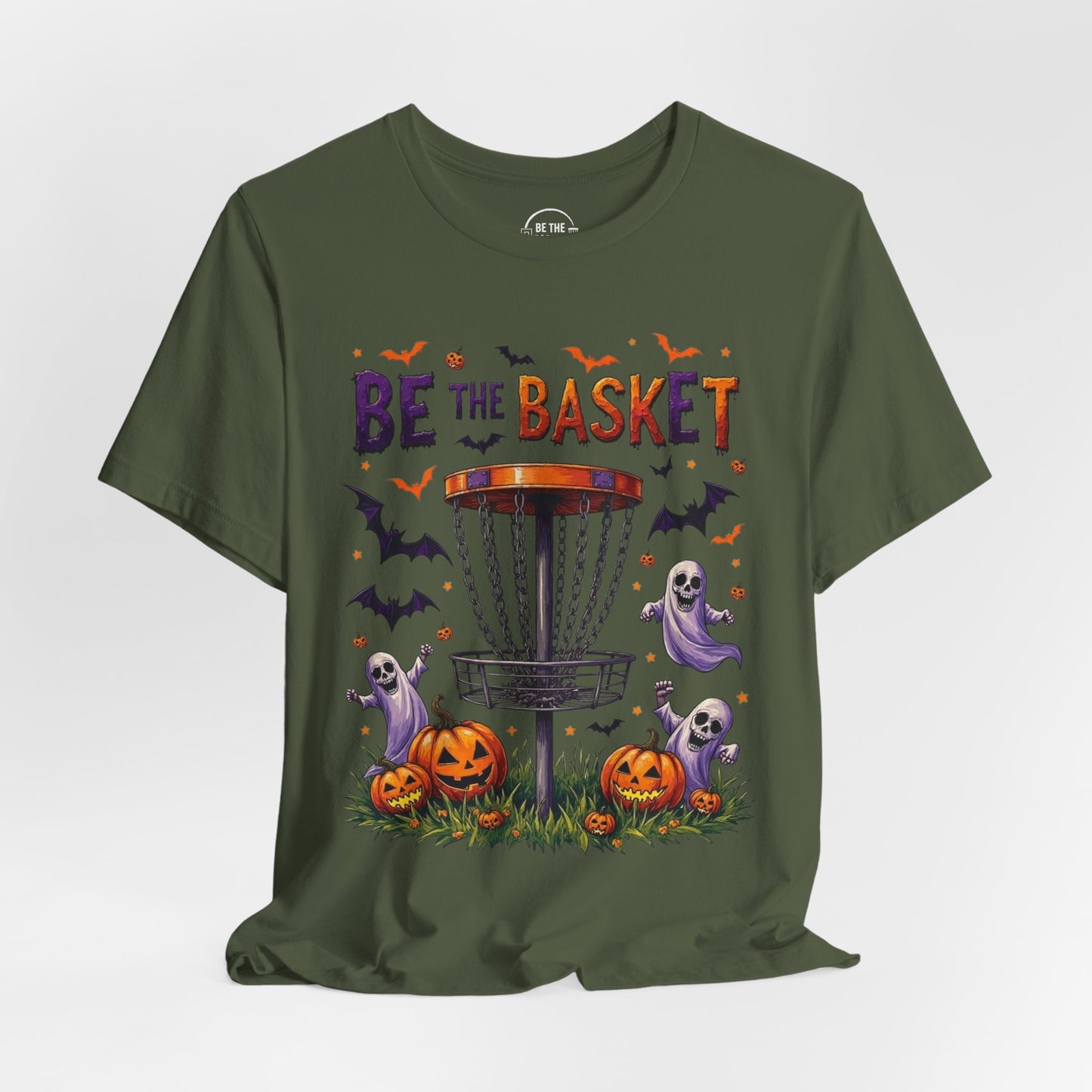 BE THE BASKET Disc Golf Halloween Design 14, Disc Golf Unisex T-Shirt