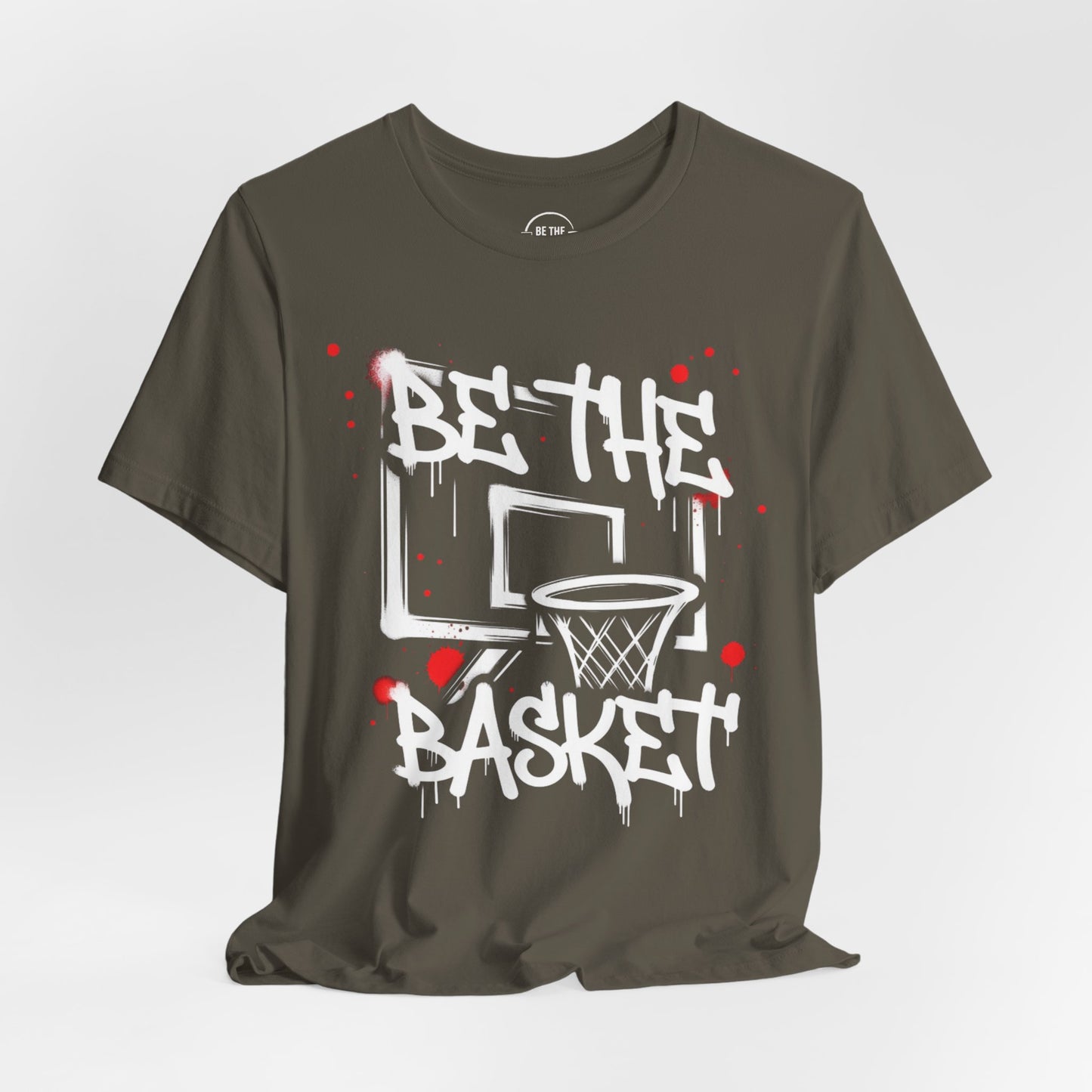 BE THE BASKET Basketball Graffiti Design 1 , Unisex Disc Golf T-Shirt
