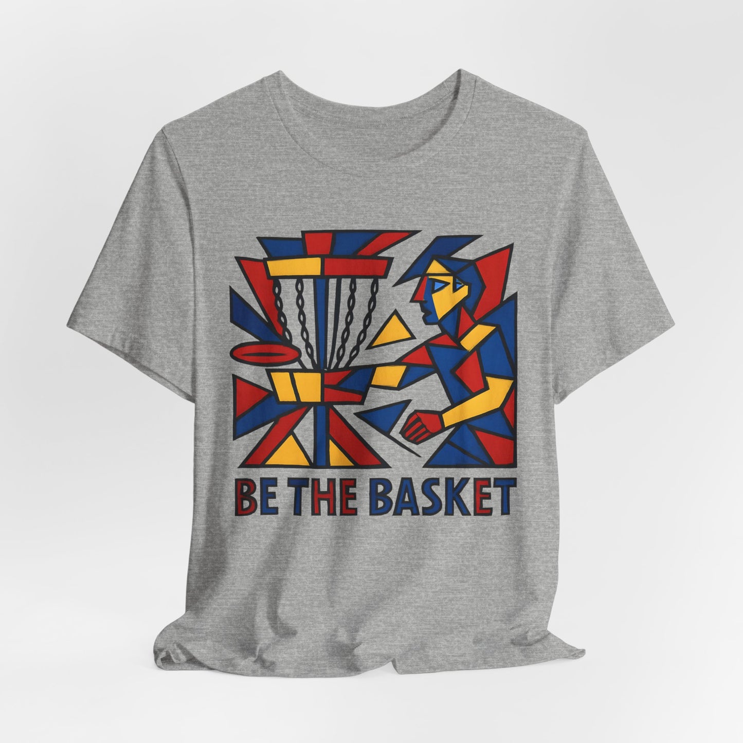 BE THE BASKET Disc Golf Picasso 4, Unisex T-Shirt, Disc Golf Shirt