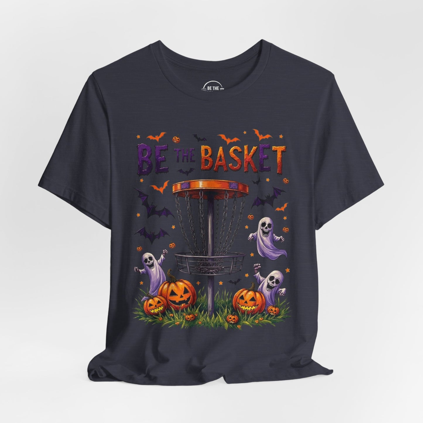 BE THE BASKET Disc Golf Halloween Design 14, Disc Golf Unisex T-Shirt