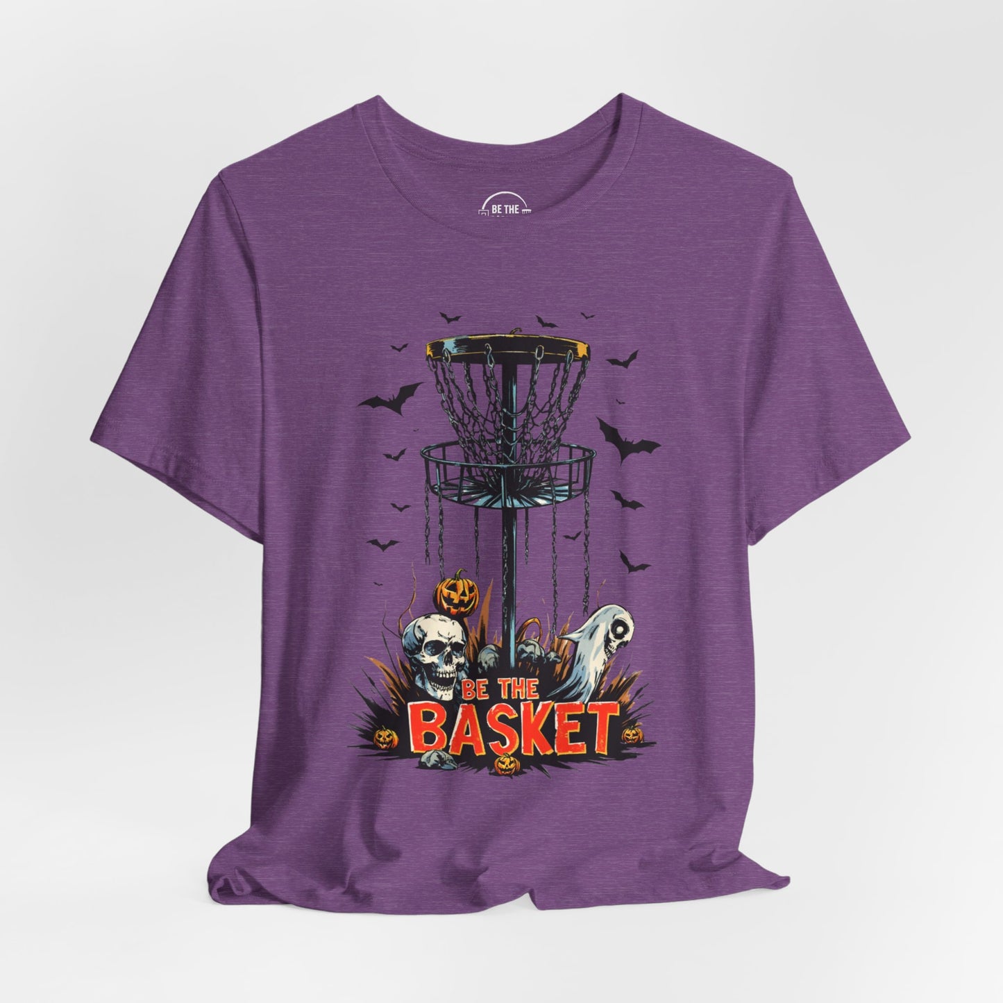 BE THE BASKET Disc Golf Halloween Design 12, Disc Golf Unisex T-Shirt