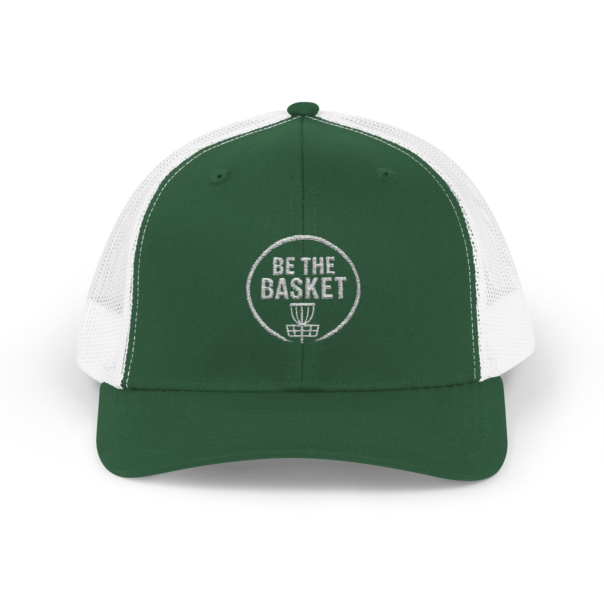 BE THE BASKET - 6606 Snapback Trucker Cap — Vintage Disc Golf Hat
