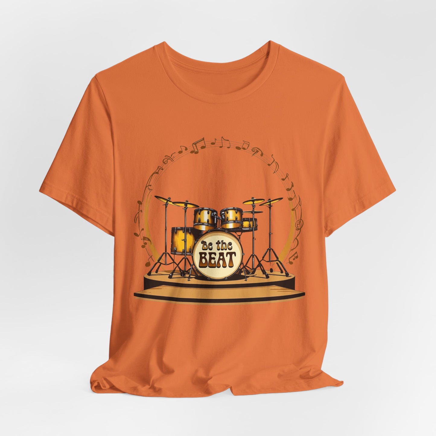 BE THE BEAT Drums 70s Design - Drummer Unisex T-Shirt