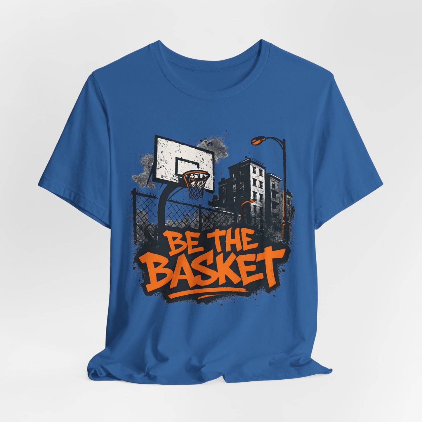 BE THE BASKET Basketball City Graffiti 3, Unisex T-Shirt, Disc Golf Shirt
