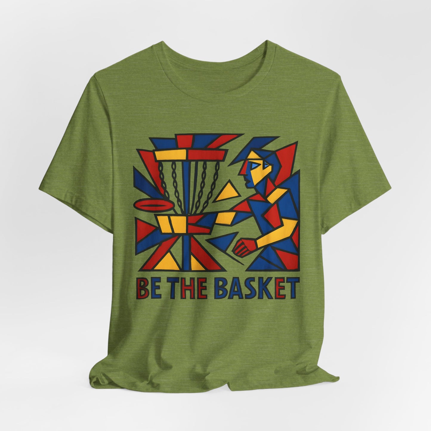 BE THE BASKET Disc Golf Picasso 4, Unisex T-Shirt, Disc Golf Shirt