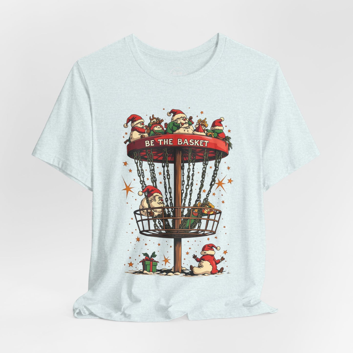 BE THE BASKET Disc Golf Christmas 12 - Disc Golf Unisex T-Shirt