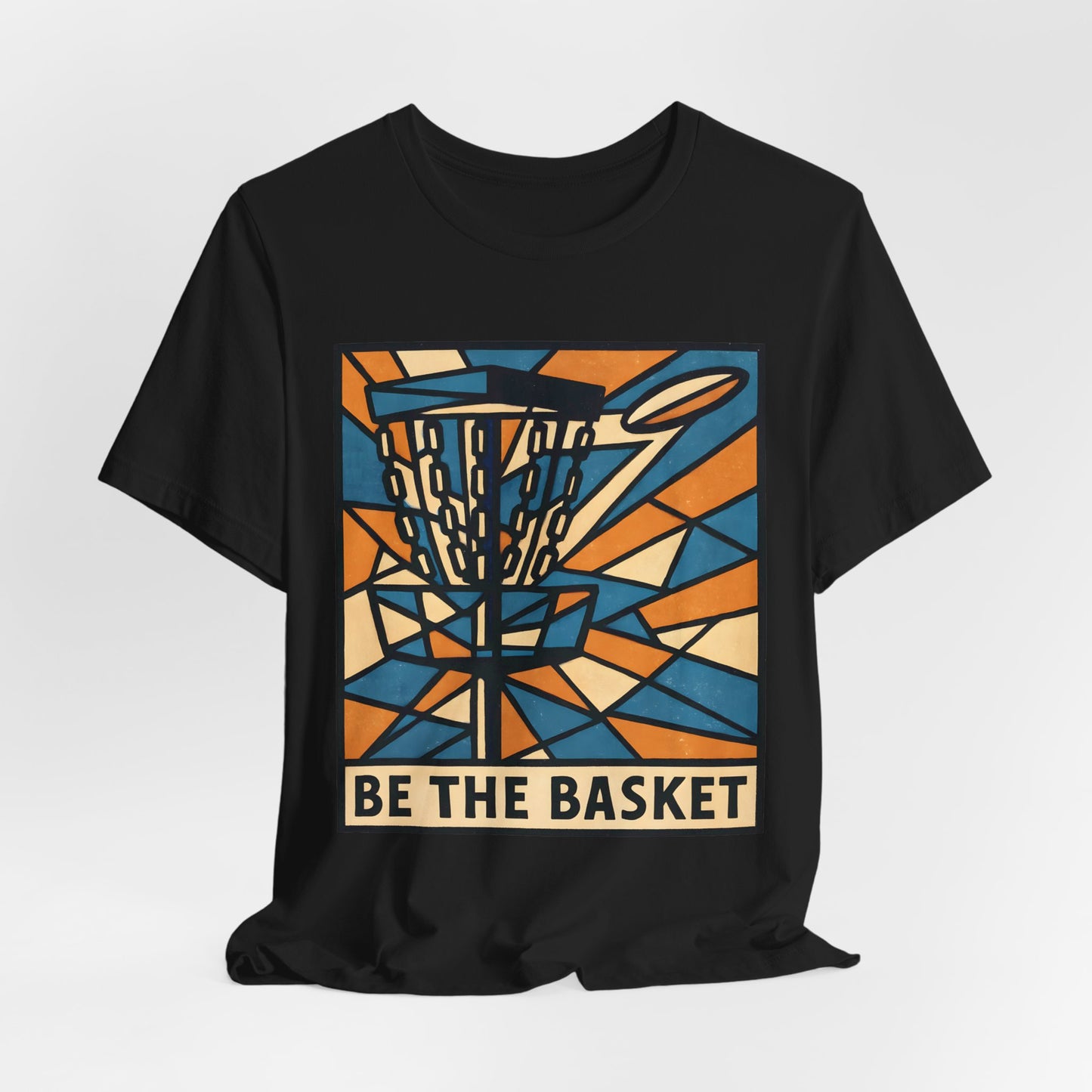 BE THE BASKET Disc Golf Basket Abstract 7, Unisex T-Shirt