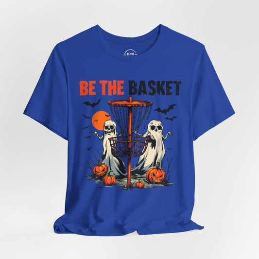 BE THE BASKET Disc Golf Halloween Design 11, Disc Golf Unisex T-Shirt