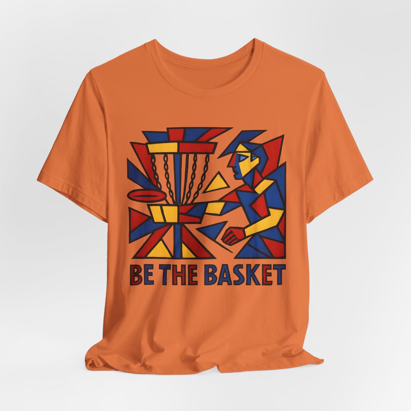BE THE BASKET Disc Golf Picasso 4, Unisex T-Shirt, Disc Golf Shirt